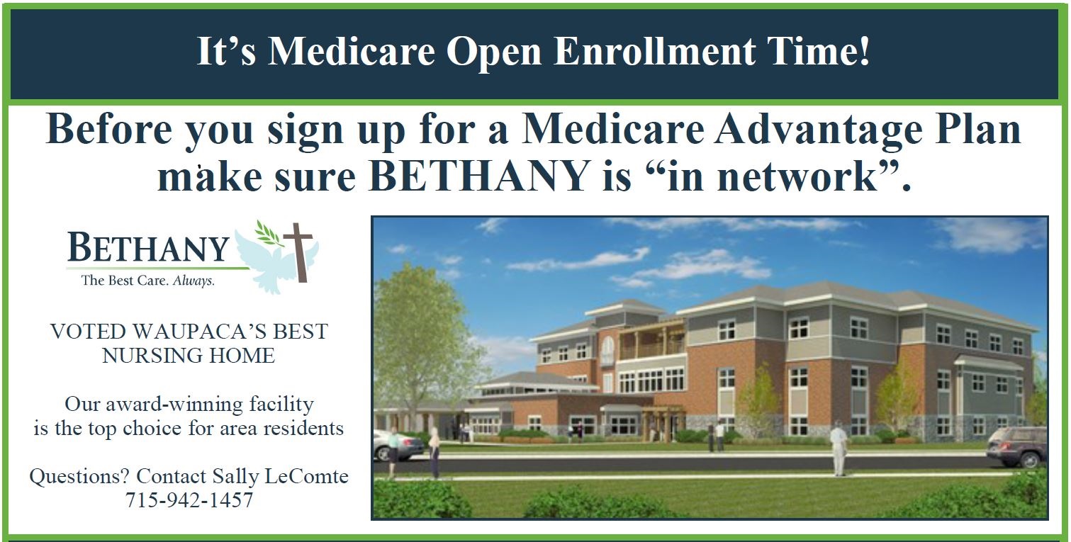 is Bethany in network with Medicare Advantage Plan.