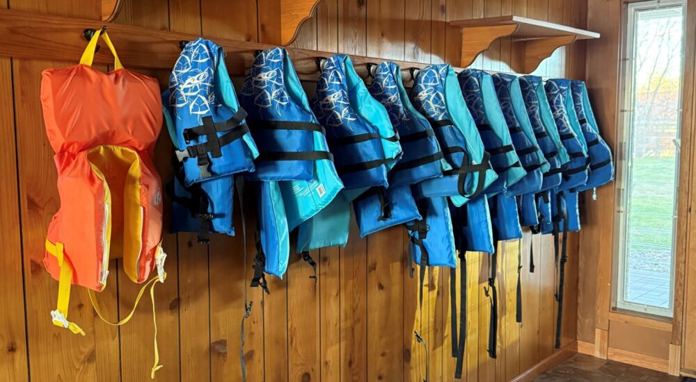 Variety of life jackets