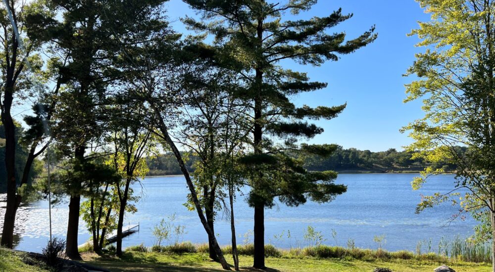 Relax on the deck while listening to the sounds of nature